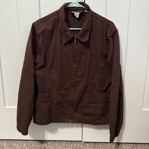 brown chore jacket